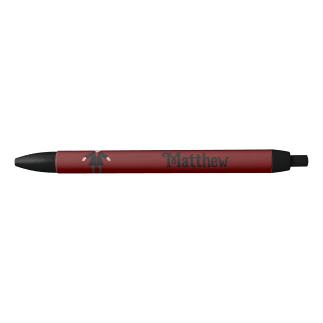 Cute Halloween Vampire Custom Name Pen (Front)