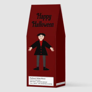 Cute Halloween Vampire Custom Roasted Coffee