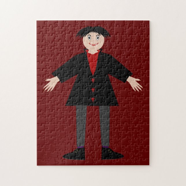 Cute Halloween Vampire Jigsaw Puzzle (Vertical)