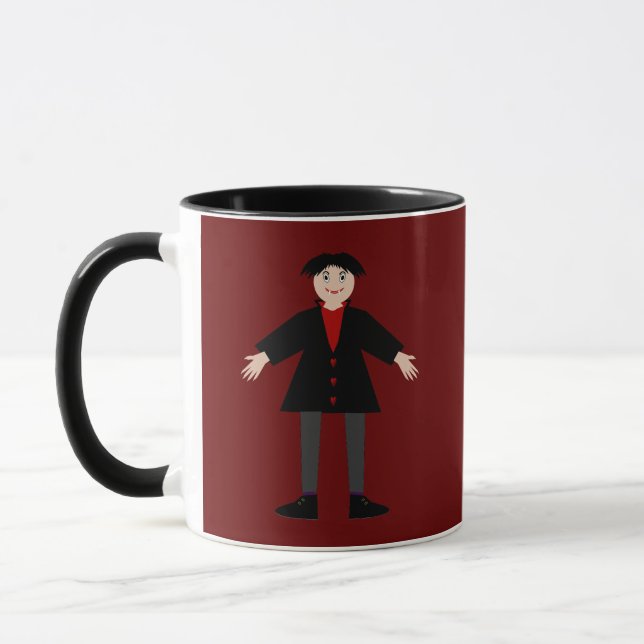 Cute Halloween Vampire Mug (Left)