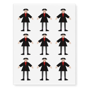 Cute Halloween Vampire Temporary Tattoos
