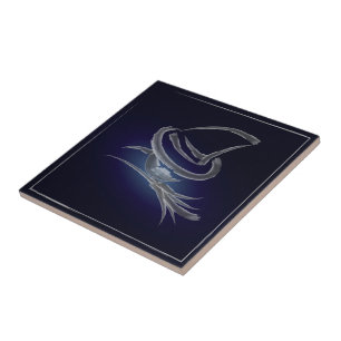 Cute Halloween witch 2 Ceramic Tile