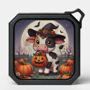 Cute Halloween witch cow Bluetooth Speaker