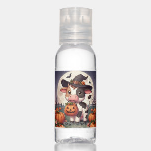 Cute Halloween witch cow Hand Sanitizer