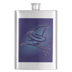 Cute Halloween witch Flask
