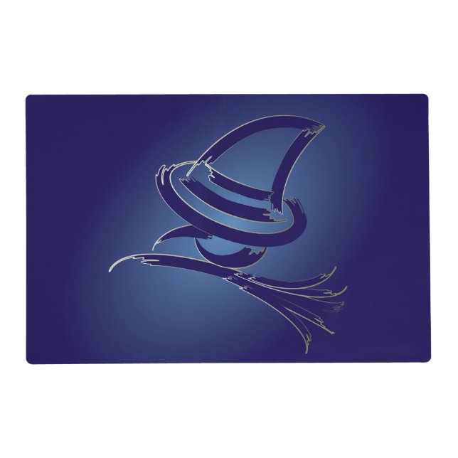 Cute Halloween witch Placemat (Front)