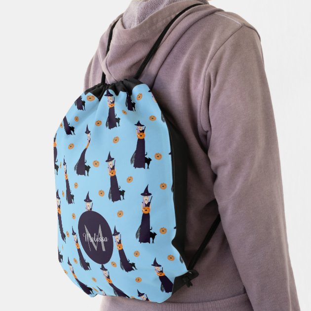 halloween drawstring backpack