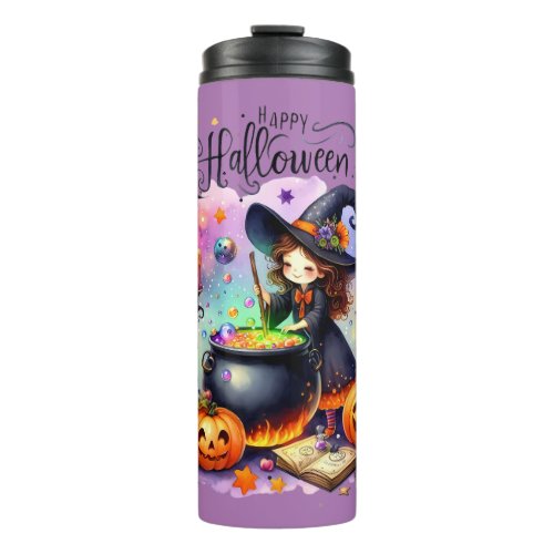 Cute Halloween Witch Tumbler