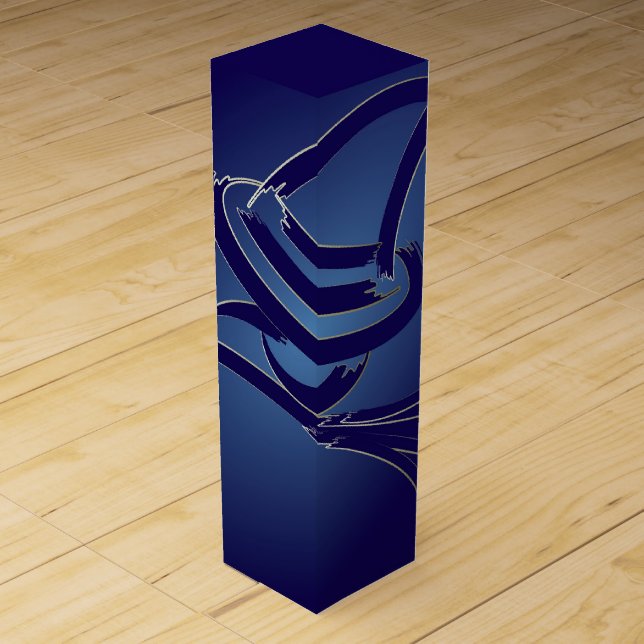 Cute Halloween witch Wine Box (Front)