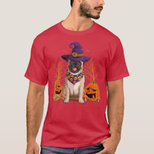 Cute Halloween Witchy Pug dog Halloween T-Shirt