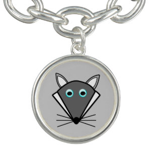 Cute Halloween Wolf Charm Bracelet