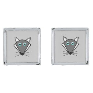 Cute Halloween Wolf Cufflinks