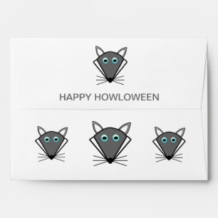 Cute Halloween Wolf Custom Envelop Envelope