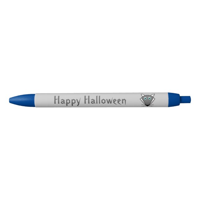 Cute Halloween Wolf Personalized Pen (Front)