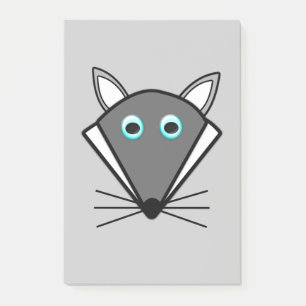 Cute Halloween Wolf Post it notes Pad