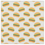 Cute Hamburger Pattern Fabric