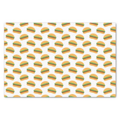 Cute Hamburger Pattern Tissue Paper