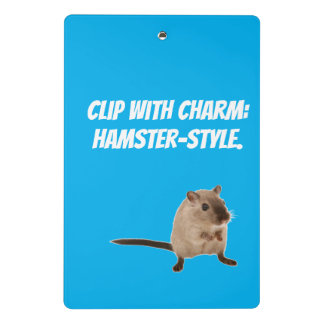cute hampster notebook mini clipboard