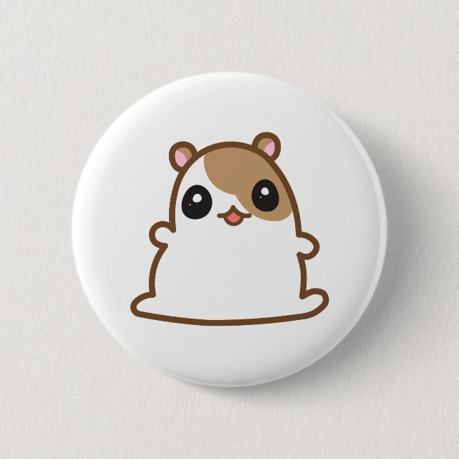 Cute Hamster Button (Front)