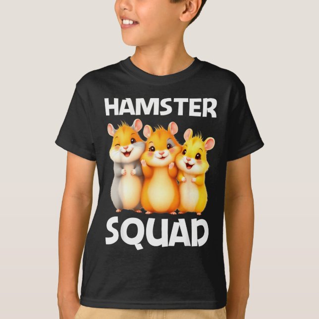 Cute Hamster Design For Men Women Kids Dwarf Hamst T-Shirt (Front)