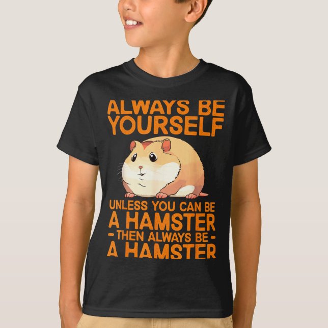 Cute Hamster Design For Men Women Kids Dwarf Hamst T-Shirt (Front)