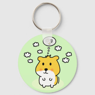 cute hamster dream keychain