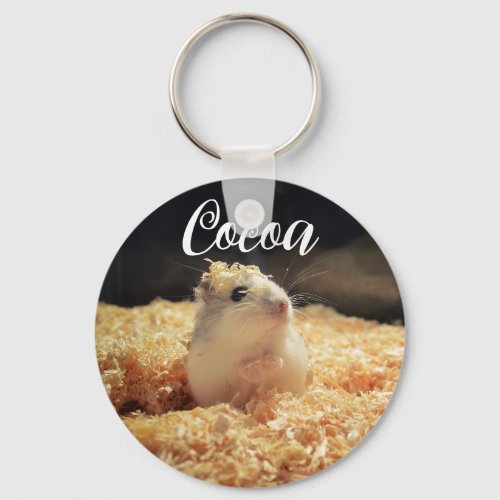 Cute Hamster Gift For Hamster Lovers Keychain
