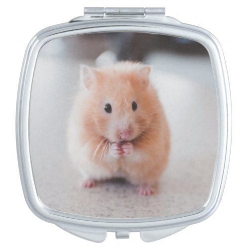 Cute Hamster Love Animals Compact Mirror