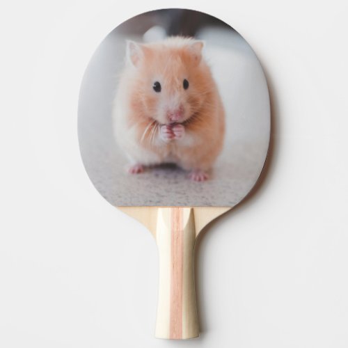 Cute Hamster Love Animals Ping Pong Paddle