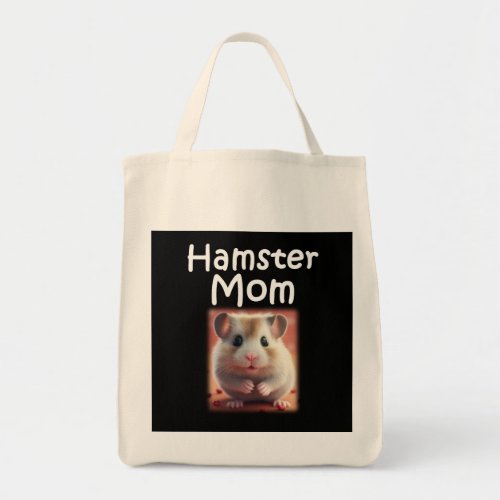 Cute Hamster Mom Hammy Pet Animal Owner Tote Bag