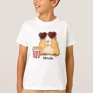 Cute hamster. Movie fan. Hamster lover T-Shirt