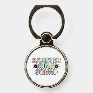 Cute Hamster Ring Squad Pastel Design