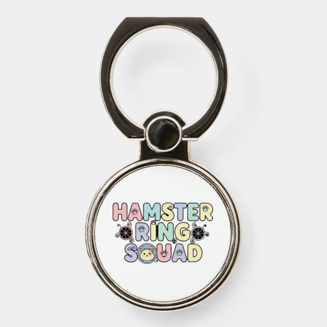 Cute Hamster Ring Squad Pastel Design (Front)