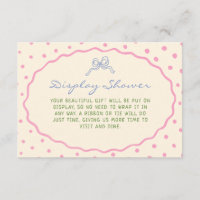 Cute Hand Drawn Colorful Display Shower