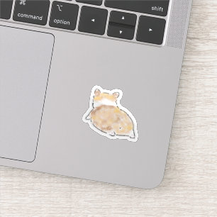 Cute Hand-Drawn Corgi Butt Back View Illustration Sticker