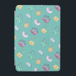 Cute Hand Drawn Handbags Doodles Pattern Teal iPad Mini Cover<br><div class="desc">Hand drawn girly handbag collage. Option to play about with the background color and customize to make your own.</div>