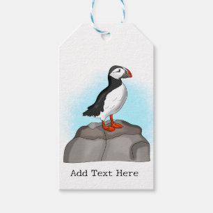 Cute Hand drawn Puffin Gift Tags