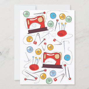 Cute hand drawn Sewing Pattern