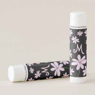 Cute Hand Drawn Sketchy Pastel Flower Lip Balm