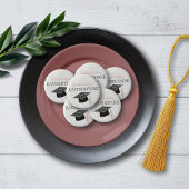 Cute Hand Drawn Style Girly Graduation Party Chocolate Covered Oreo