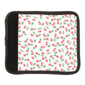 cute hand drawn watercolor cherry pattern luggage handle wrap (Front)