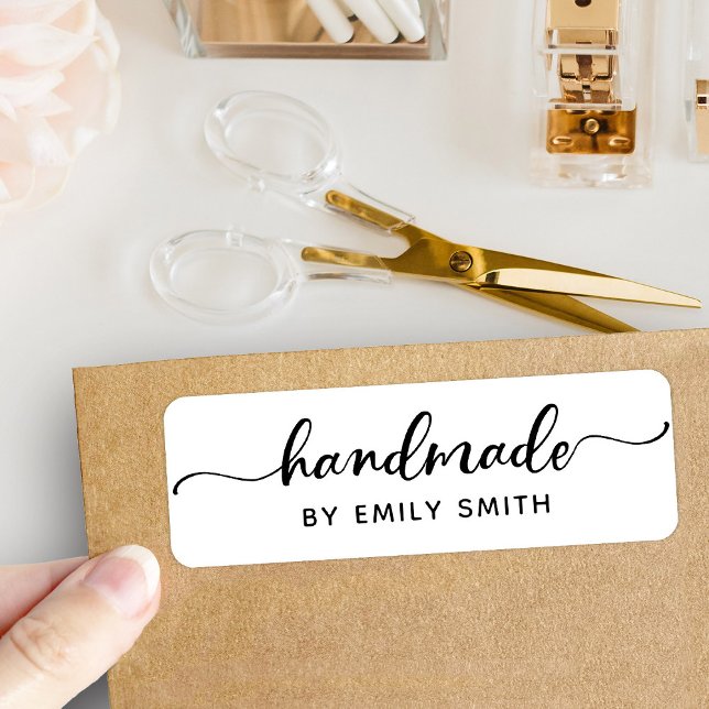 Cute Handmade Small Business or Kids Craft Label (Creator Uploaded)