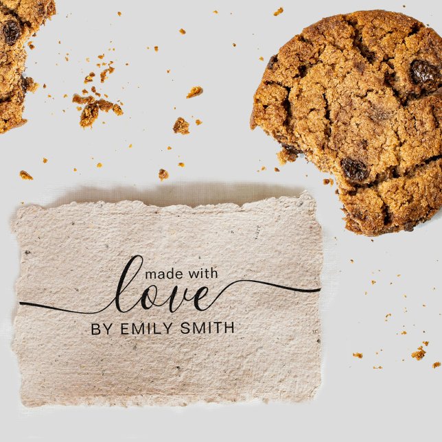 Cute Handmade With Love Small Business or Craft Label (Creator Uploaded)