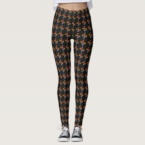 Cute Hands and Spine Chiropractic Logo Leggings