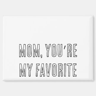 Cute Handwriting Mother’s Day Greeting Card Magnet