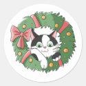 Cute Hanging Christmas Cartoon Kitty