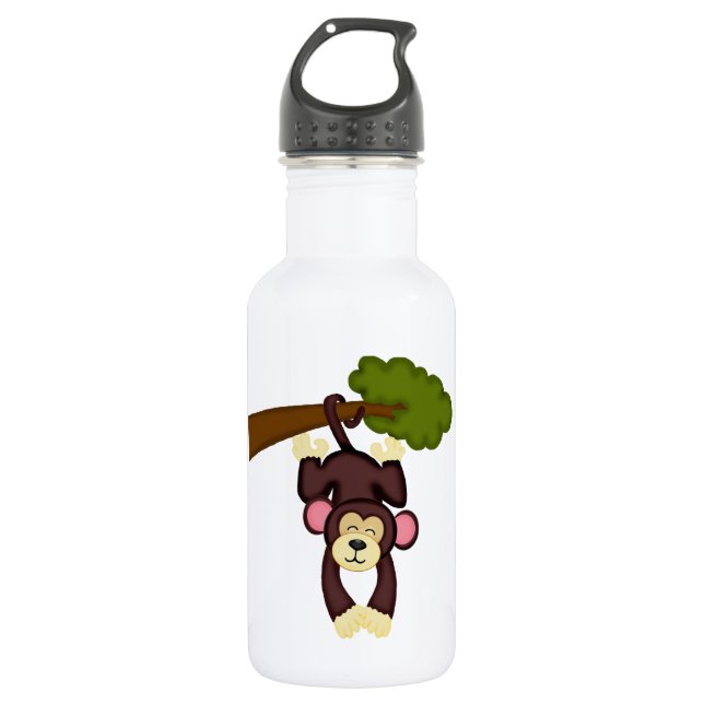 Cute Hanging Monkey Water Bottle (Front)