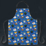 Cute Hannukah Cat Patterned Apron<br><div class="desc">Cute,  cat patterned Hannukah apron for any holiday chef!</div>