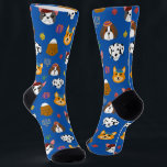 Cute Hannukah Dog Patterned Socks<br><div class="desc">How cute are these?!</div>
