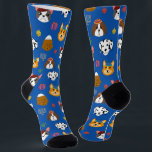 Cute Hannukah Dog Patterned Socks<br><div class="desc">How cute are these?!</div>